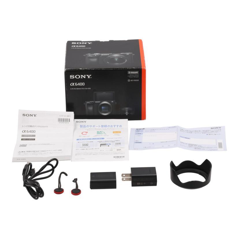 SONY（ソニー） ソニー/ミラーレス一眼 PZレンズキット/α6400/ILCE