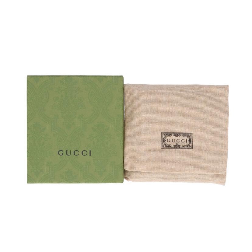 GUCCI（グッチ） グッチ/GGマーモントコンパクトウォレット/ブルー