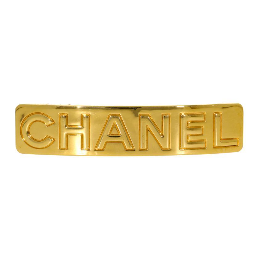 CHANEL（シャネル） シャネル/ロゴバレッタ/ゴールド/Bランク/06【中古