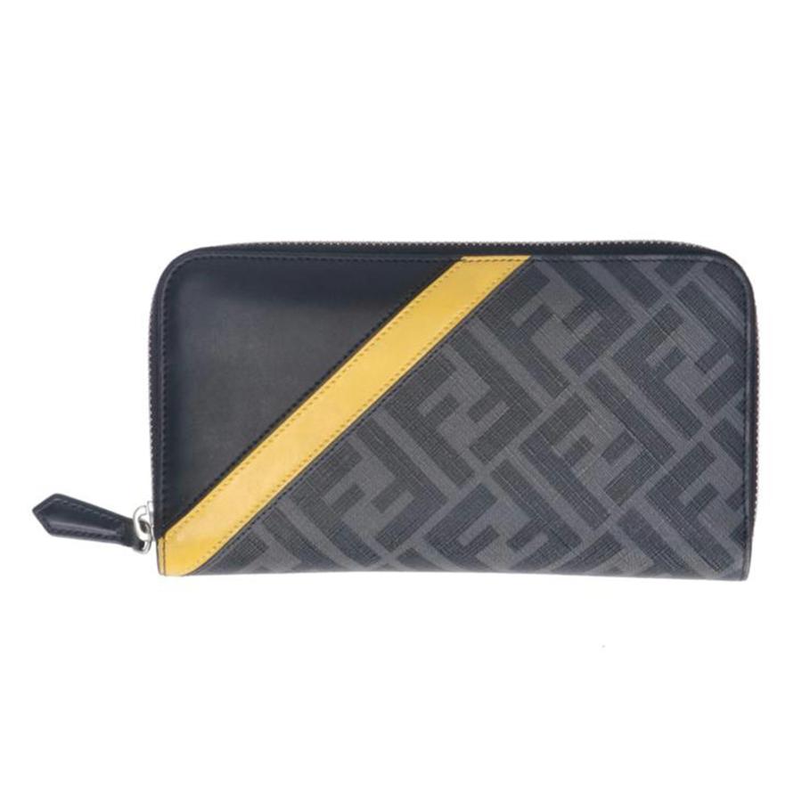FENDI フェンディ/FFZZUKKA ラウンドジップ長財布/7M0210A9XSF0R2A/073  