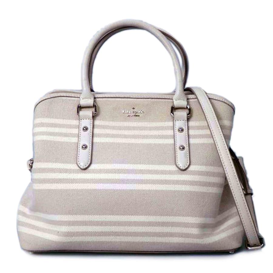 katespade ケイトスペード/ストライプ 2WAYショルダーハンドバッグ  