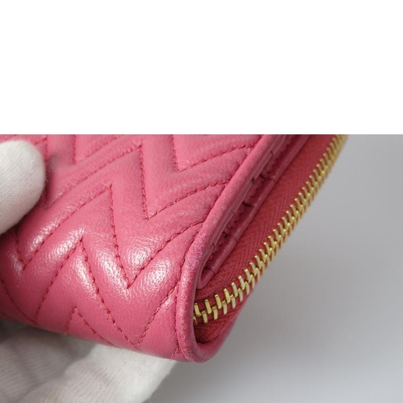 MIUMIU ミュウミュウ/マテラッセ/ケース/二つ折り財布/5MM268/ABランク/76【中古】 MIU MIU - MIUMIU ミュウミュウ/マテラッセ/コインケース/二つ折り財布
