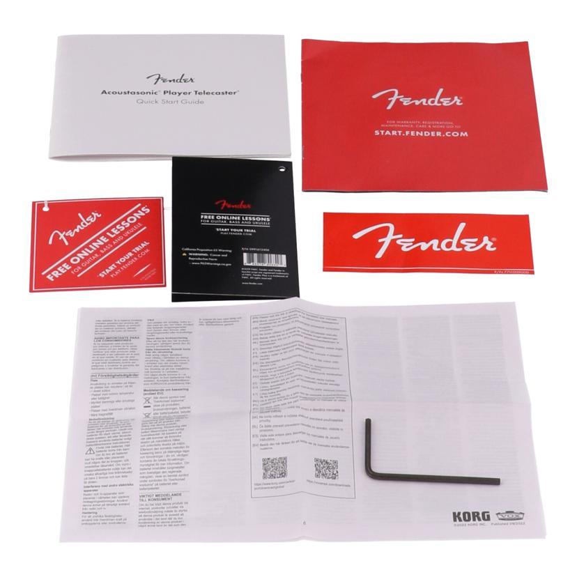 Fender Mexico フェンダー/エレアコギター/Acoustasonic Player Telecaster/Cランク/76【中古】の画像