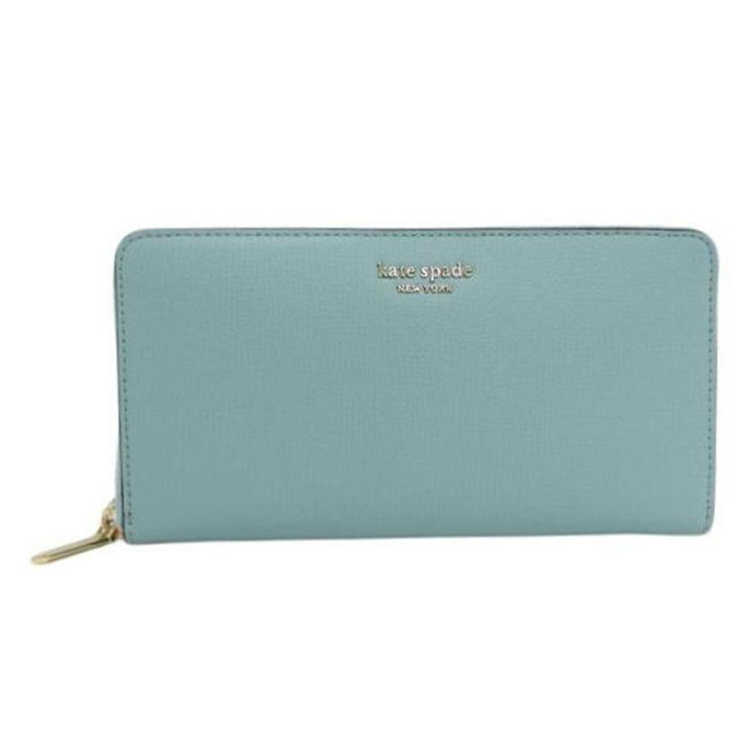 Kate spade(ケイトスペード) 長財布美品  キャメロン WLRU5448 黒 ラウンドファスナー レザー KATE Kate spade ケイトスペード/キャメロン/ラウンドファスナー長財布