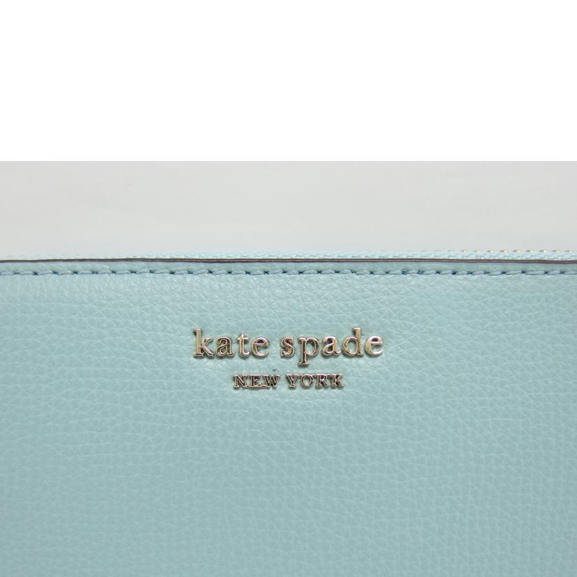 Kate spade(ケイトスペード) 長財布美品  キャメロン WLRU5448 黒 ラウンドファスナー レザー KATE Kate spade ケイトスペード/キャメロン/ラウンドファスナー長財布