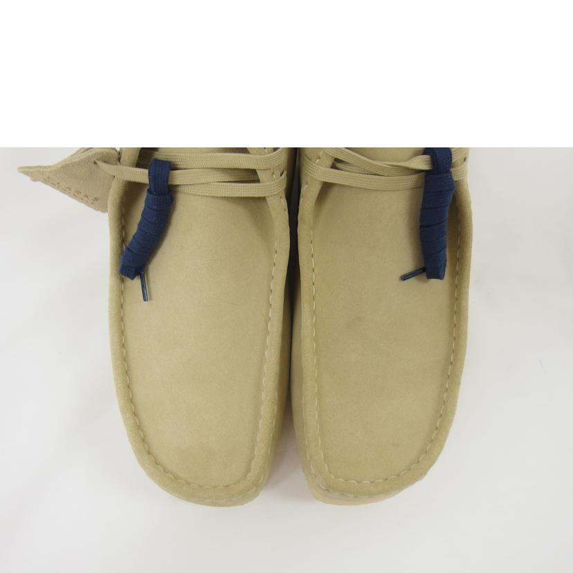 CLARKS ベージュ スエード モカシン クラークス Clarks Wallabe ワラビー 26773 メンズ靴 モカシン