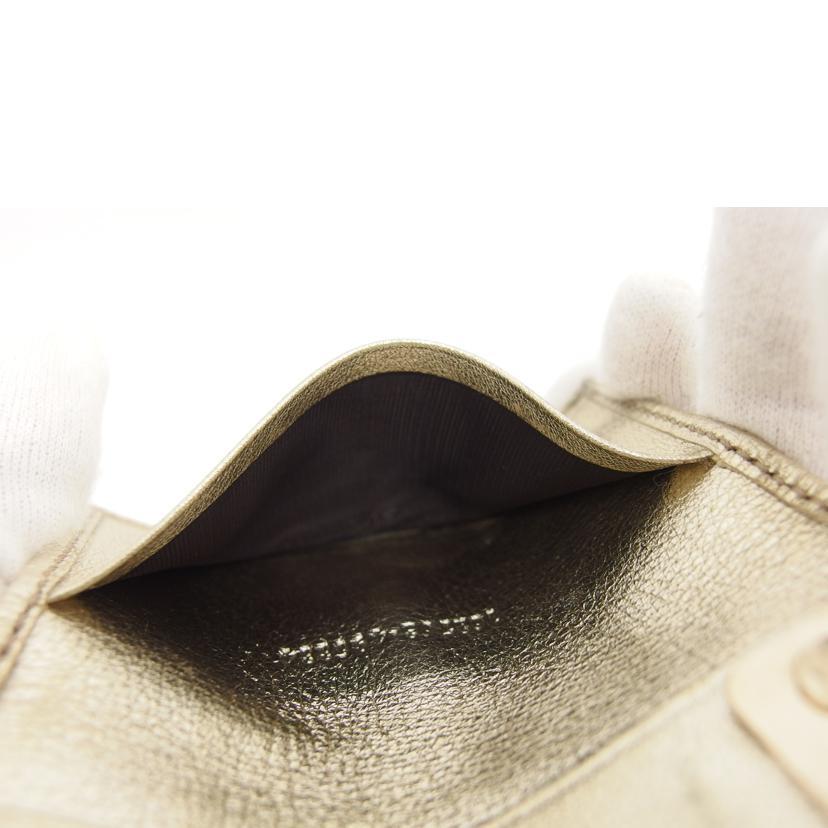 GUCCI グッチ キーケース 6連 インターロッキングGG ゴールド GUCCI（グッチ） レザー/インターロッキングG/6連キーケース/ゴールド