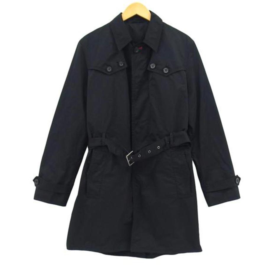 GUCCI ブラック トレンチコート 38 GUCCI グッチ/ナイロントレンチコート/ブラック/旧タグ/188842/Z9938