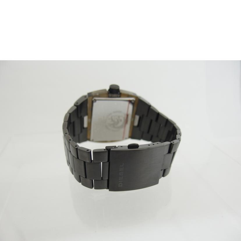 DIESEL ディーゼル/スクエア/アナログウォッチ/クォーツ/DZ-1344/110**/Aランク/04【中古】 DIESEL（ディーゼル） ディーゼル/スクエア/アナログウォッチ/クォーツ