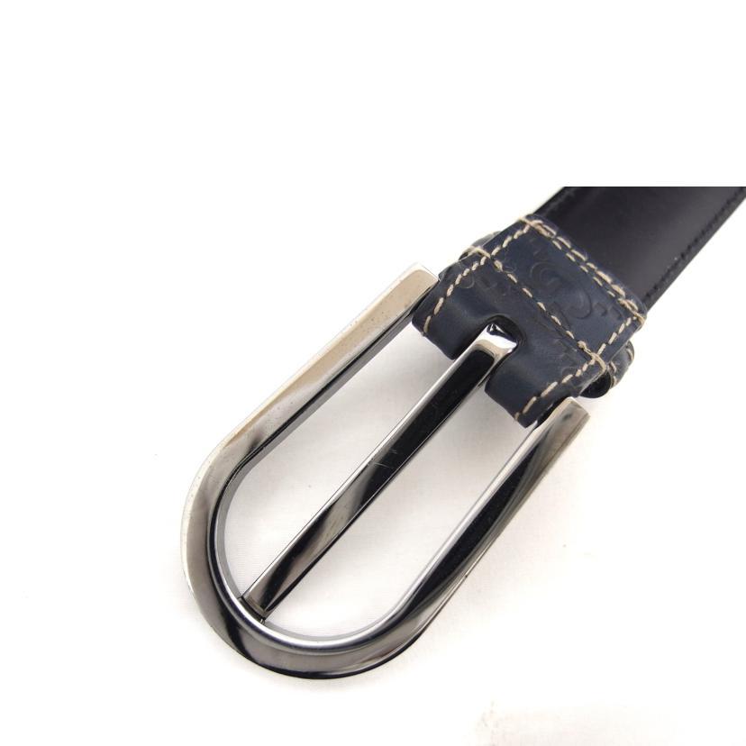 GUCCI（グッチ） グッチ/GG/レザーベルト/ネイビー/154649/176