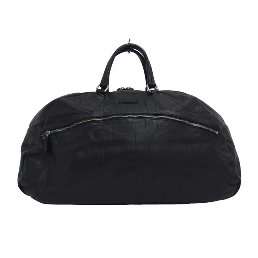 Daniel＆Bob ダニエル＆ボブ/ビームスF別注/型押しレザーボストン  