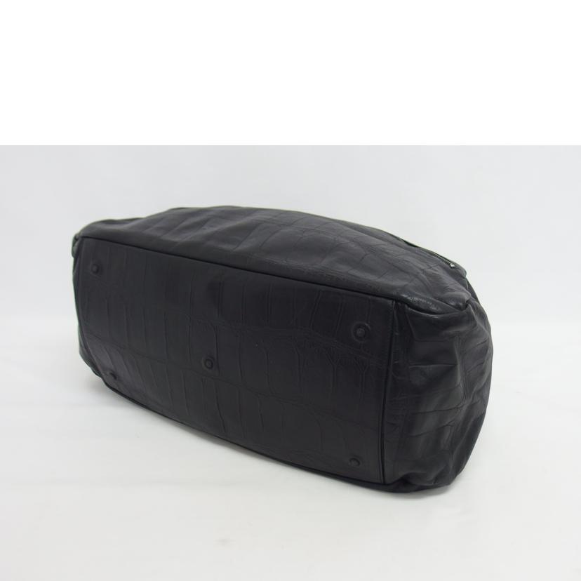 Daniel＆Bob ダニエル＆ボブ/ビームスF別注/型押しレザーボストン  