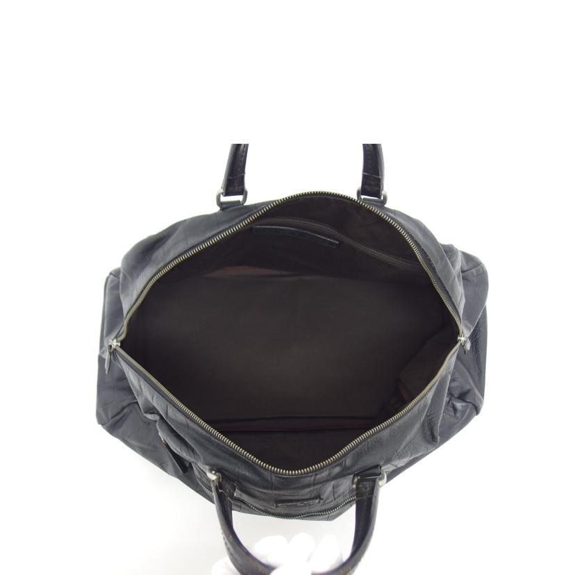 Daniel＆Bob ダニエル＆ボブ/ビームスF別注/型押しレザーボストン  