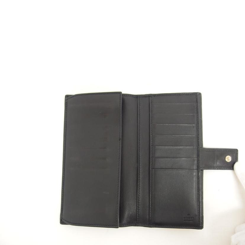 GUCCI グッチ/グッチシマ/Wホック長財布/ブラック/112715/041*/AB  