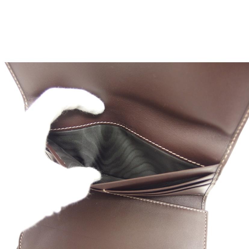 GUCCI グッチ/GGキャンバス/三つ折り長財布/ベージュ×ブラウン/181595 