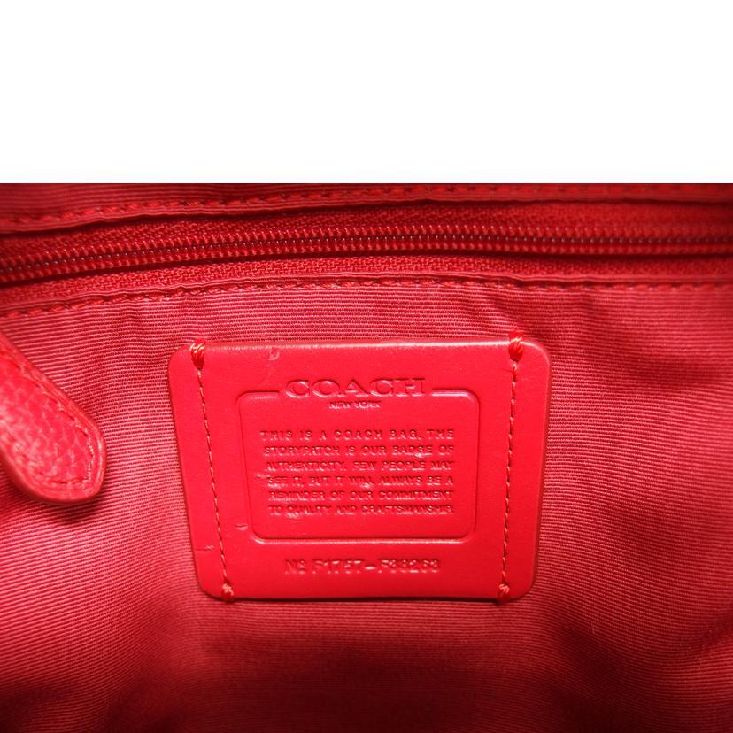 COACH コーチ/ミニチャーリー/バックパック/レッド/F38263/F17**/A  