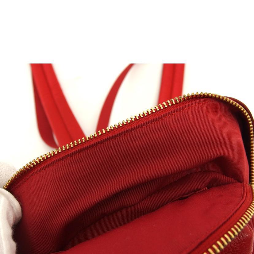 COACH コーチ/ミニチャーリー/バックパック/レッド/F38263/F17**/A  
