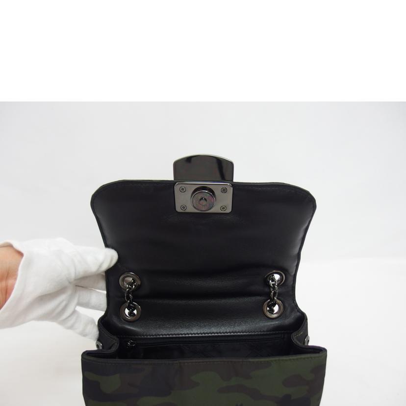 LONGCHAMP ロンシャン/チェーンショルダーバッグ/迷彩/カモフラ/ABランク/04【中古】 LONGCHAMP（ロンシャン） ロンシャン/チェーンショルダーバッグ/迷彩