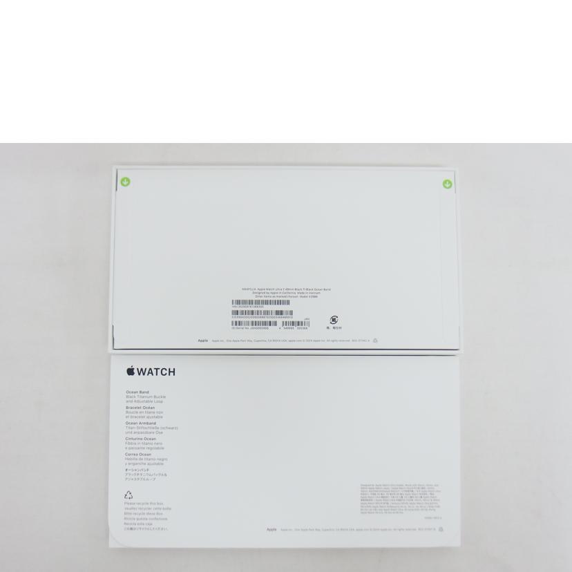 Apple アップル/Apple Watch Ultra2/(GPS+Cellularモデル)/チタニウム/MX4P3J/SAランク/18【中古】の画像