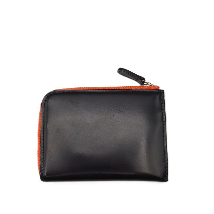 PORTER ポーター/レザーマルチウォレット/ブラック×オレンジ/384-02952/ABランク/88【中古】 PORTER ポーター/レザーマルチウォレット/ブラック×オレンジ/384-02952