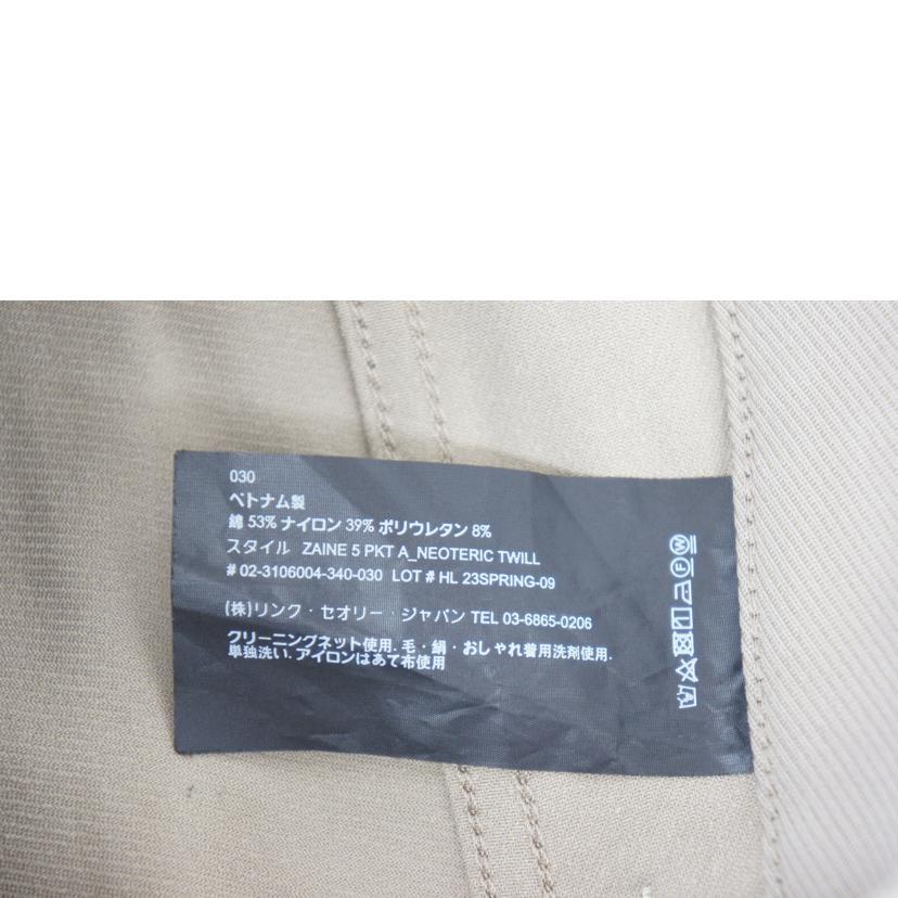 theory（セオリー） セオリー/NEOTERIC TWILL ZAINE 5 PKT A/パンツ/30