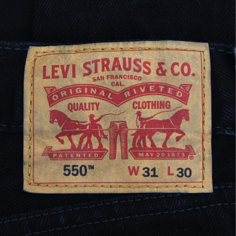 Levi's リーバイス/550 ブラックデニムパンツ/PC9-00550-0260/W31 L30/メンズボトムス/Bランク/05【中古】 Levi's（リーバイス） リーバイス/550 ブラックデニムパンツ/PC9-00550