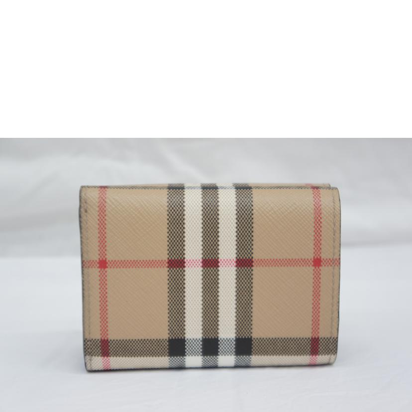 BURBERRY バーバリー/3つ折り財布/ベージュ/8064451 1/SAランク/05【中古】 BURBERRY（バーバリー） バーバリー/3つ折り財布/ベージュ/8064451 1