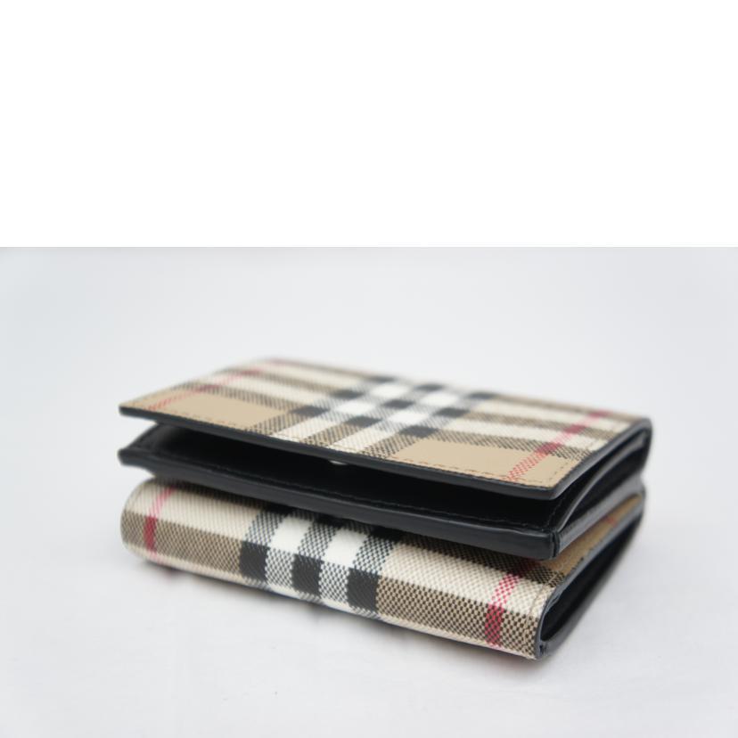 BURBERRY バーバリー/3つ折り財布/ベージュ/8064451 1/SAランク/05【中古】 BURBERRY（バーバリー） バーバリー/3つ折り財布/ベージュ/8064451 1