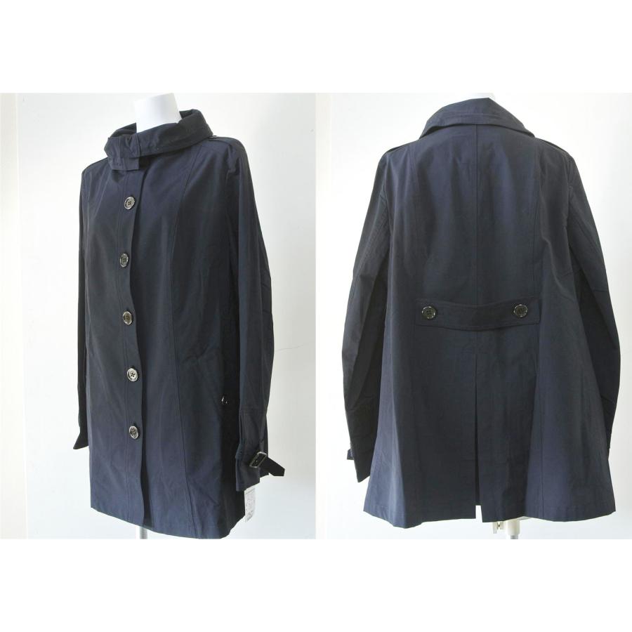 サイズ:46/L〜LL/BURBERRY LONDON バーバリー ロンドン/スタンドカラーコート/三陽商会/レディース/SAランク/51【中古】