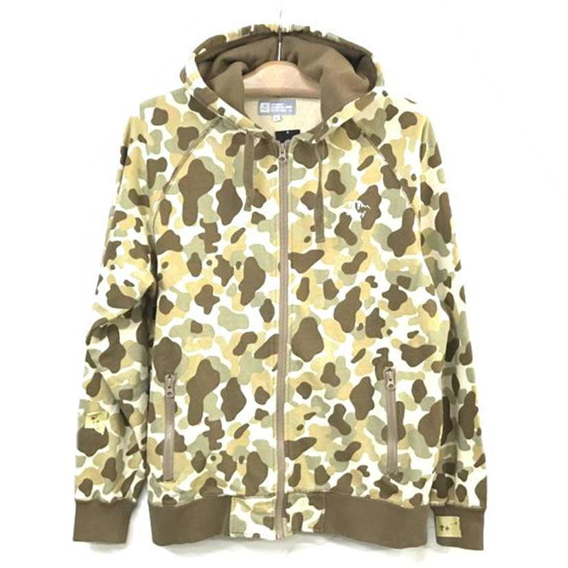 Stussy ジャケット迷彩柄 ジップアップパーカー