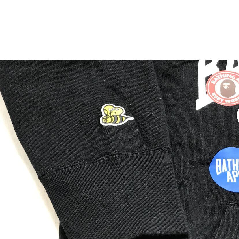 A BATHING APE アベイシングエイプ/ロゴパッチパーカー/001PPH801012M