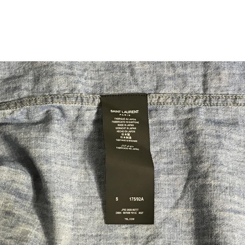 SAINT LAURENT サンローラン/ウエスタンダンガリーデニムシャツ