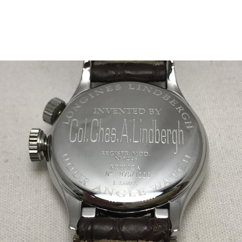 LONGINES ロンジン/リンドバーグ アワーアングル/L2.607.4/144*/時計/Bランク/51【中古】 LONGINESロンジン/リンドバーグアワーアングル/L2.607.4/144*/Bランク