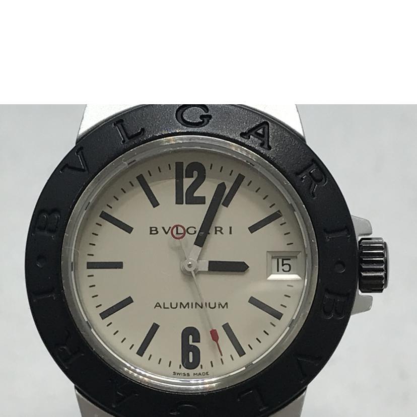 BVLGARI ブルガリ/アルミニウム アイボリー文字盤 クォーツ/AL32TA/M51***/ABランク/51【中古】 BVLGARI（ブルガリ） ブルガリ/アルミニウム アイボリー文字盤