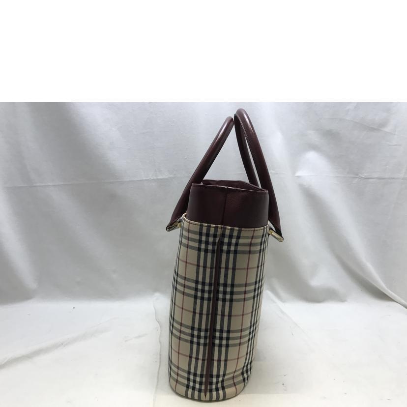 BURBERRY（バーバリー） バーバリー/ノバチェック ハンドバッグ/AB  