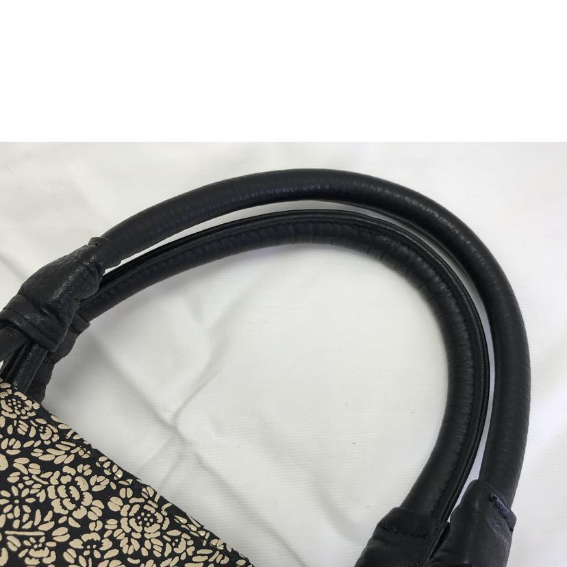 CRESCEND クレッシェンド/薔薇柄バッグ 印伝/Aランク/51【中古