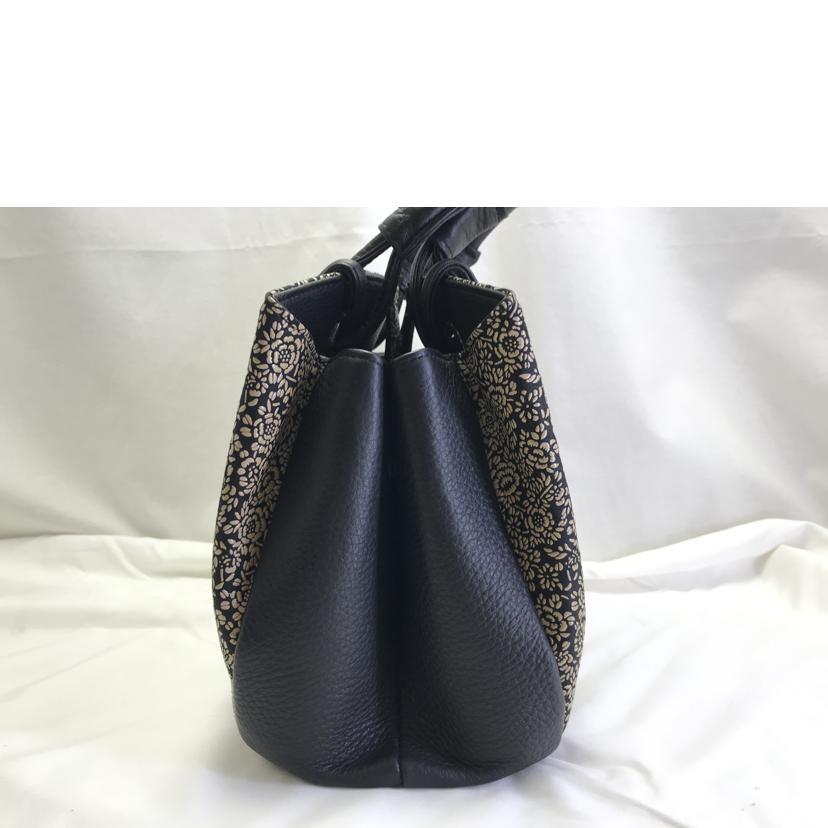 CRESCEND クレッシェンド/薔薇柄バッグ 印伝/Aランク/51【中古