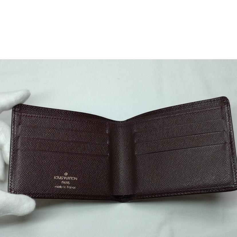 LOUIS VUITTON ルイ・ヴィトン/ポルトビエ6 カルトクレディ タイガ グリズリ/M30488/MI1***/Bランク/52【中古】 LOUIS VUITTON（ルイ・ヴィトン） ルイ・ヴィトン/ポルトビエ6 カルト