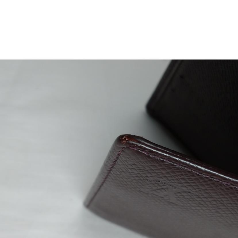LOUIS VUITTON ルイ・ヴィトン/ポルトビエ6 カルトクレディ タイガ グリズリ/M30488/MI1***/Bランク/52【中古】 LOUIS VUITTON（ルイ・ヴィトン） ルイ・ヴィトン/ポルトビエ6 カルト