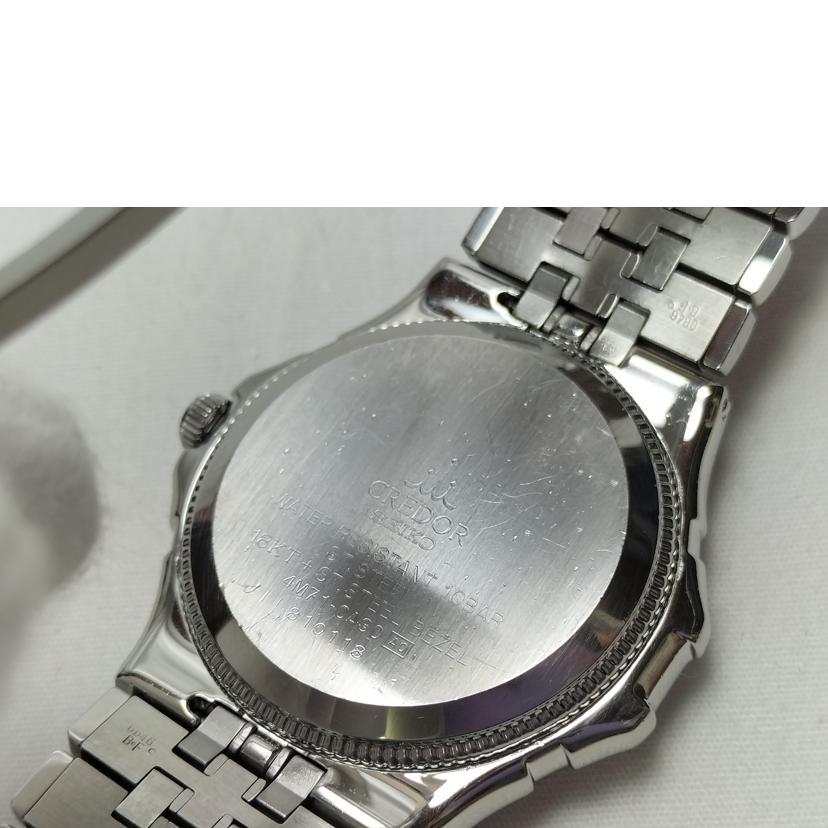 SEIKO セイコー/CREDOR クレドール キネティック メンズ オートクォーツ/4M71-0A30/810***/時計/ABランク/52【中古】 SEIKO - SEIKO セイコー/CREDOR キネティック メンズ オートクォーツ
