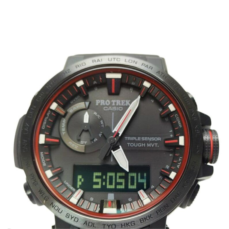 CASIO カシオ/PROTREK クライマーライン ソーラー電波/PRW-60YT-1JF/202*****/時計/Aランク/52【中古】 CASIO（カシオ） カシオ/PROTREK クライマーライン ソーラー電波/PRW