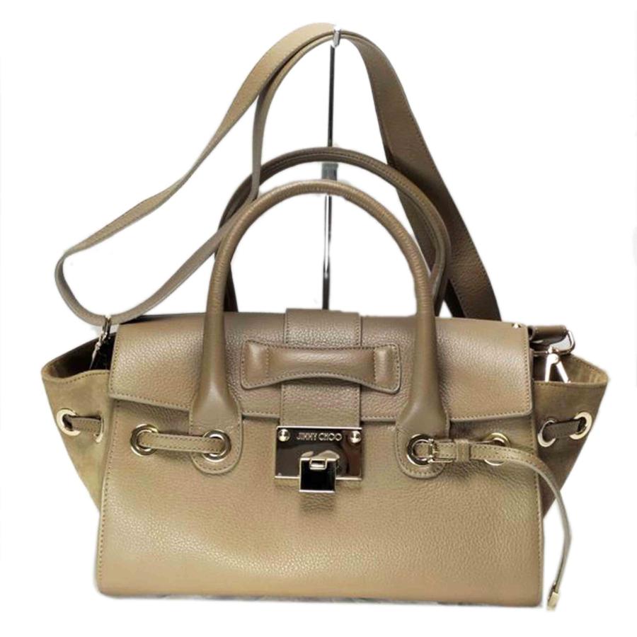 【美品】jimmy choo ロザリー　ハンドバッグ JIMMY CHOO（ジミーチュウ） ジミーチュウ/ロザリー 2wayハンドバッグ