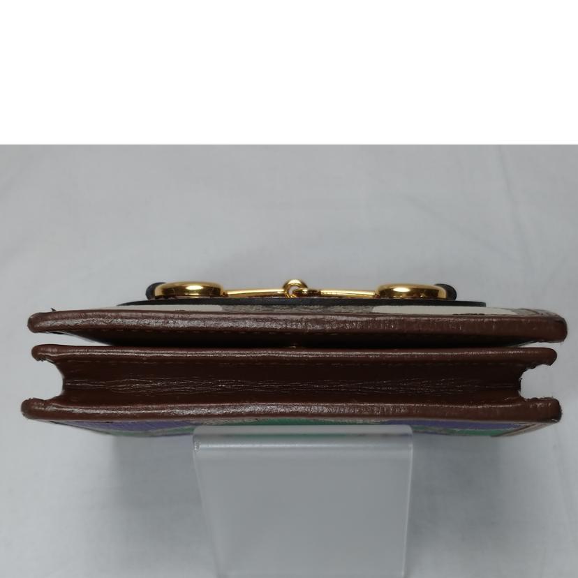 【正規品・付属品完備】グッチ 二つ折り財布 ホースビット GGスプリーム GUCCI（グッチ） グッチ/GGスプリーム ホースビット 二つ折り財布