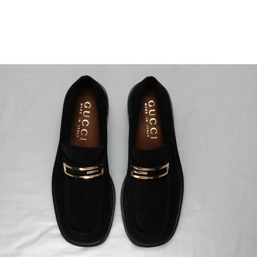 GUCCI グッチ/Gバックル ビットローファー スエード/1016121/AB