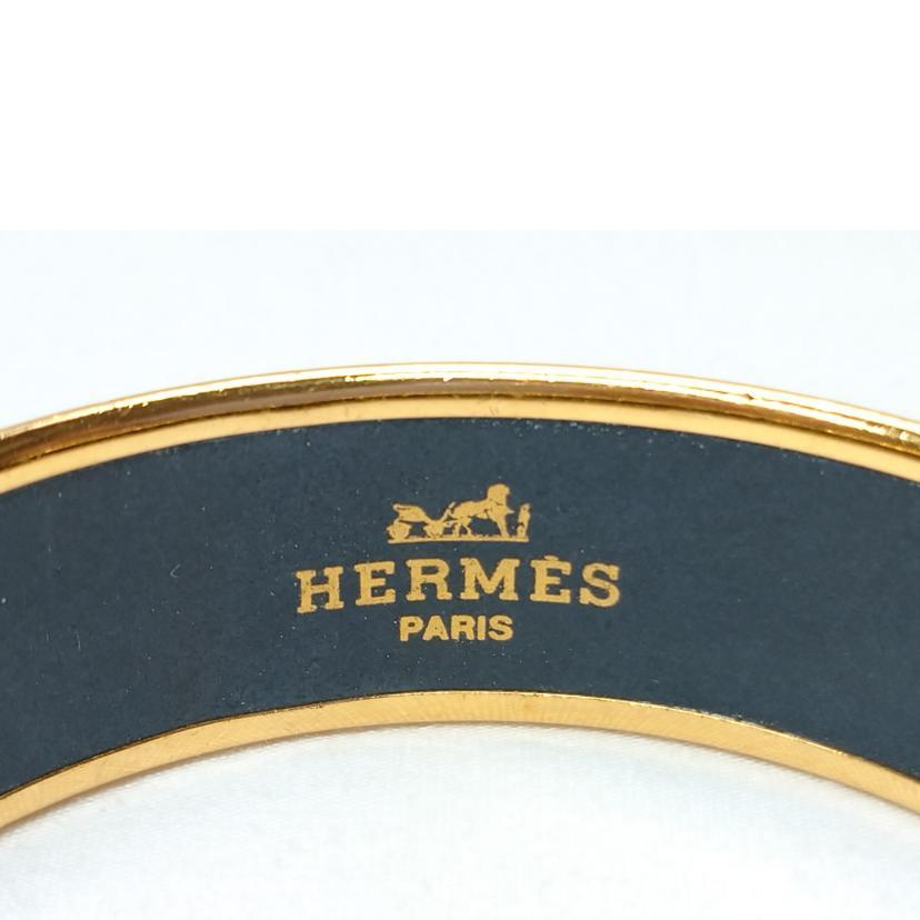 HERMES エルメス/バングル エマイユ 馬モチーフ/Bランク/52