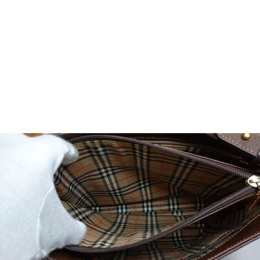 BURBERRY バーバリー/レザーワンショルダーバッグ/Bランク/88【中古】 BURBERRY - BURBERRY バーバリー/レザーワンショルダーバッグ/Bランク