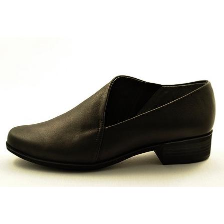 [送料無料]　日本製　Ｄｉｃｉ（ディッシィ）　とっても足元がきれいに見えるローヒールのスリッポン　７２１０２　黒｜wondershoes｜03
