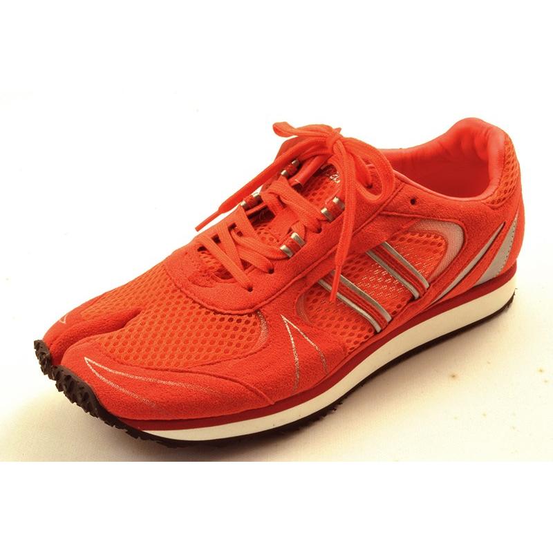 足袋ランニングシューズ ラフィート ジパング 岡本製甲 レッド 岡本製