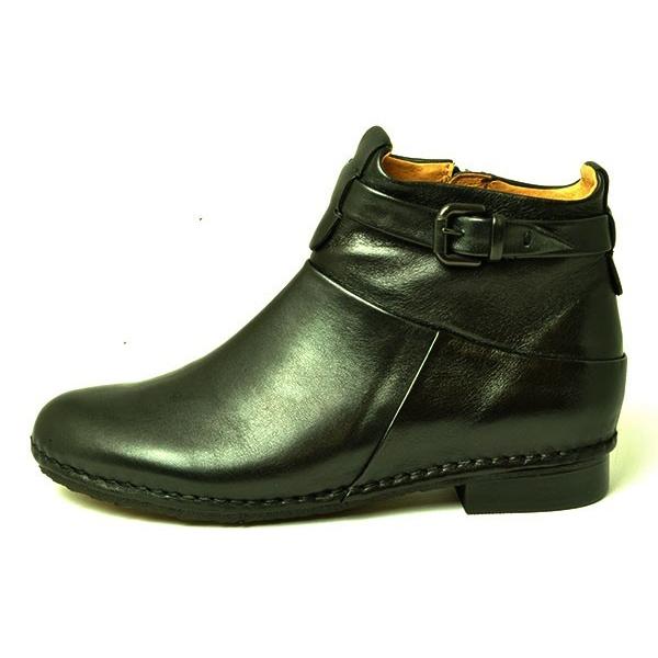 サヤ SAYA RABOKIGOSHI 日本製 ショートブーツ ブラック ボロネーゼ製法の靴底の返りのいい履きやすいショートブーツです。｜wondershoes｜02