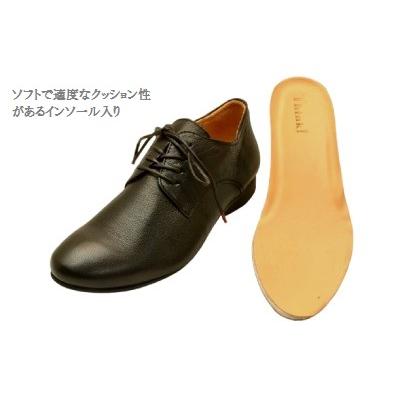 Think!（シンク）シンプルで履きやすプレーントゥ 0412 ブラック 